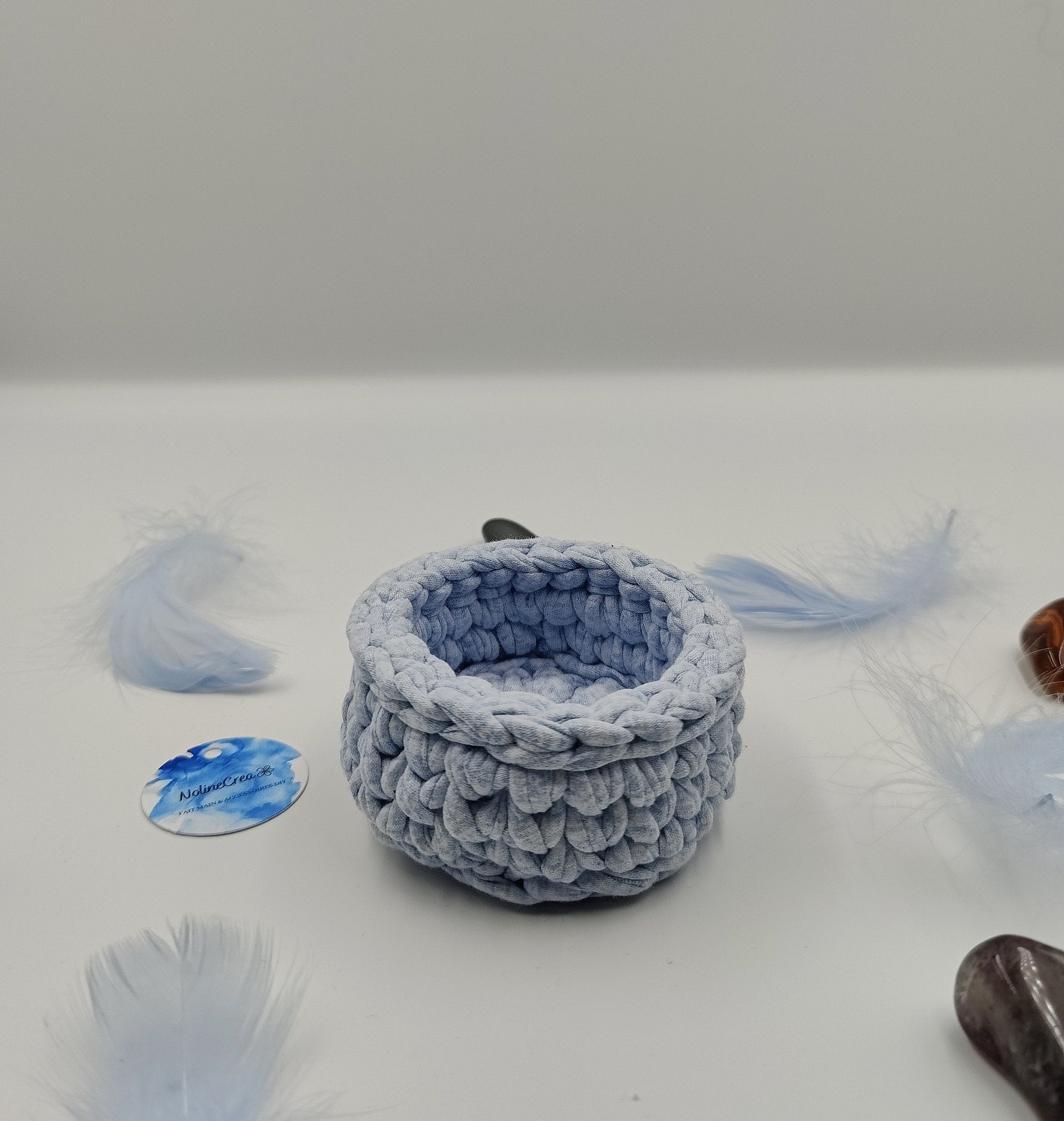 petit vides poches faite main au crochet