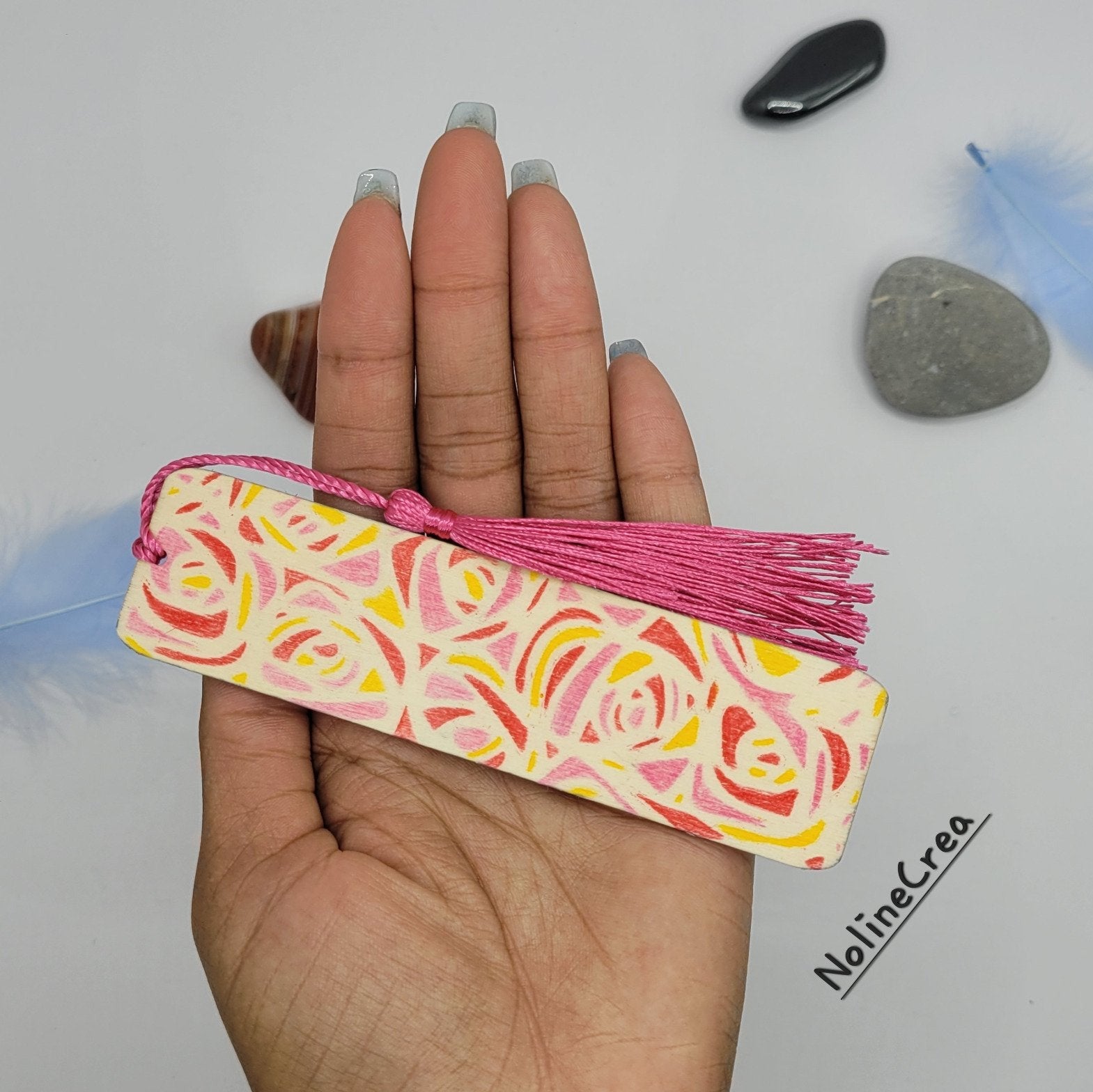 marque page customiser avec dessin mandala
