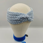 bandeau de tête au crochet effet velour