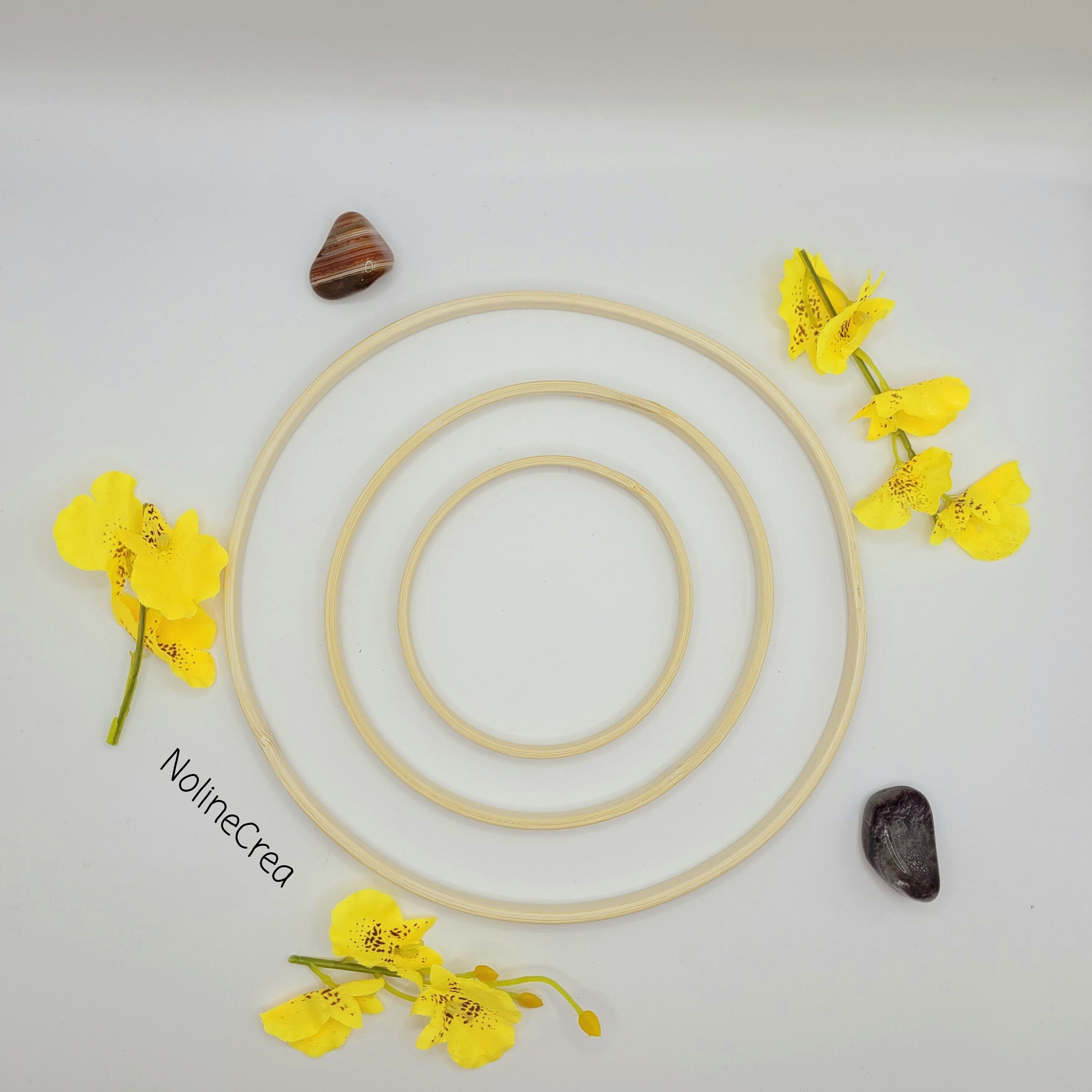 3 cercles de tailles différente pour création diy 