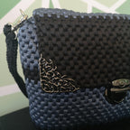 Coin sac métal noir