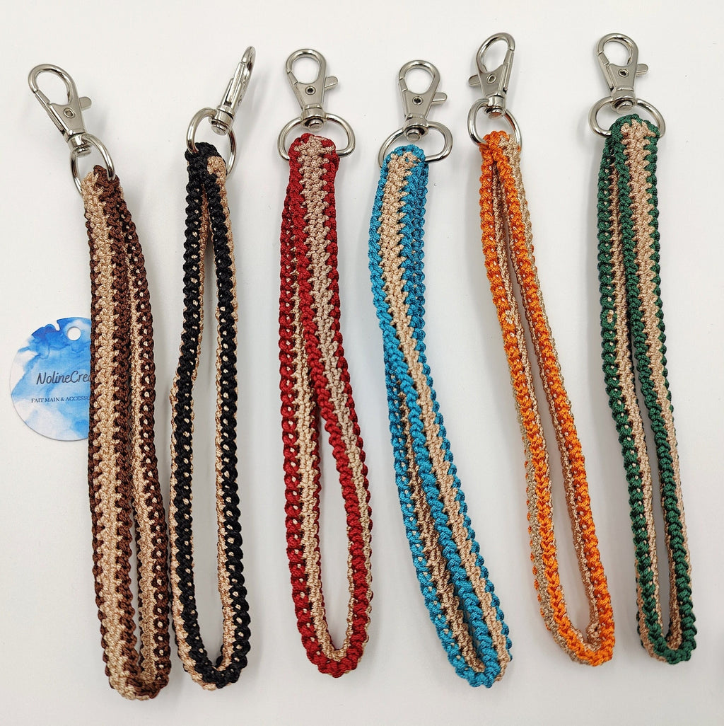 Bandoulière fait main au crochet, amovible pour sac à main