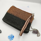 Bandoulière fait main au crochet, amovible pour sac à main