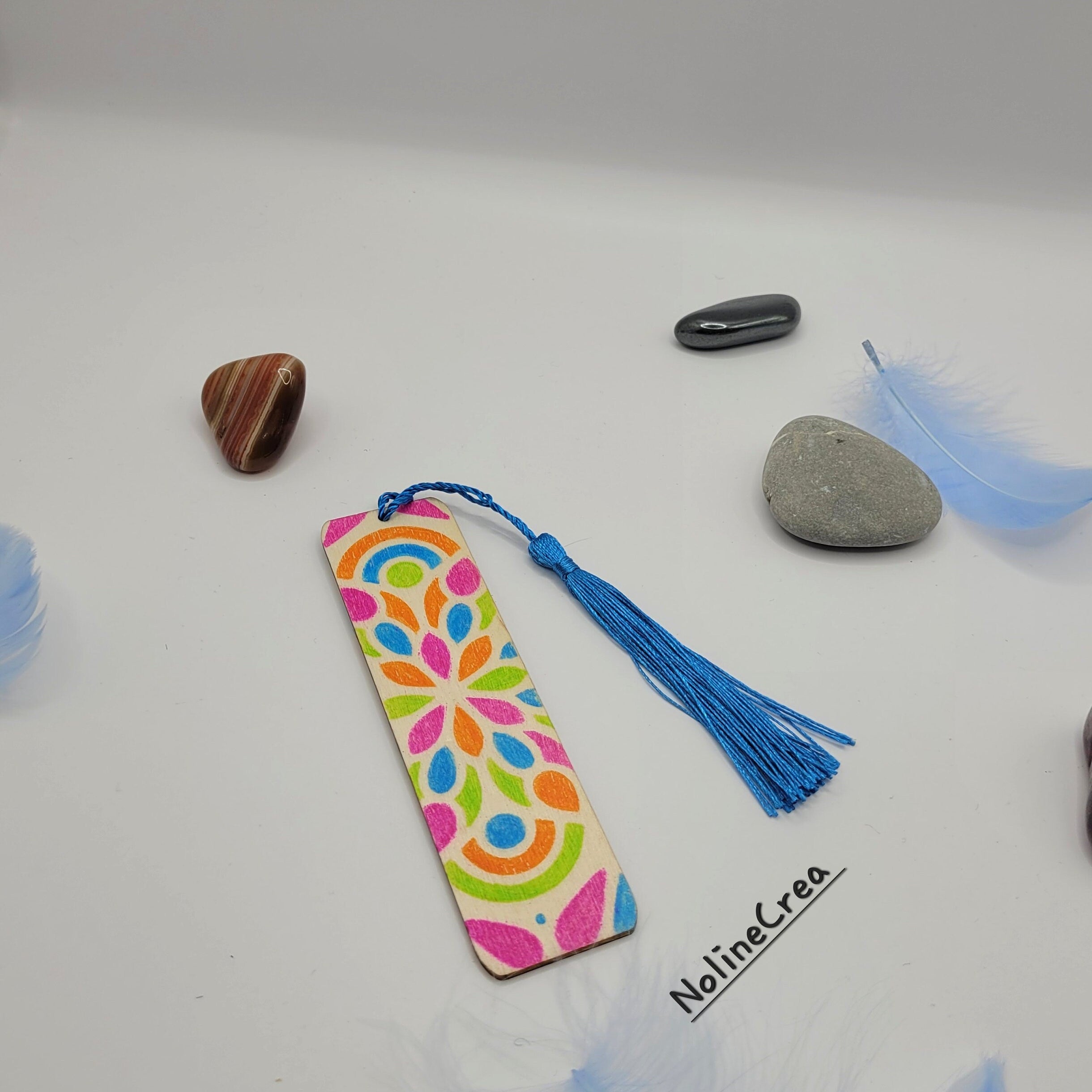 marque page customiser avec dessin mandala