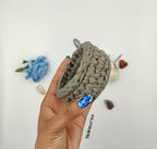 petit vides poches faite main au crochet