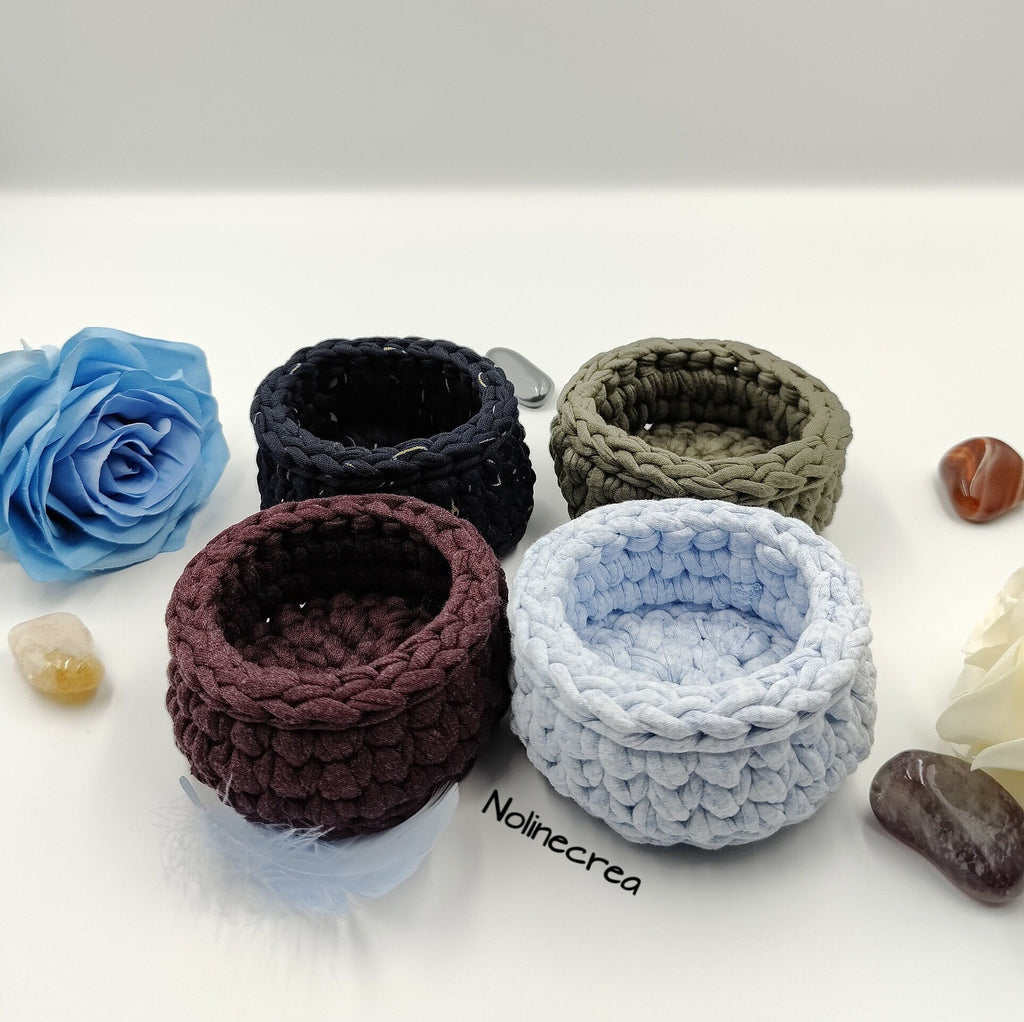 petit vides poches faite main au crochet