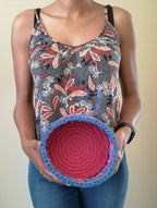 pot crochet interieur