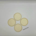 Lot de petites bases 8cm en bois pour création au crochet