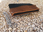 pochette bicolore jaune vert