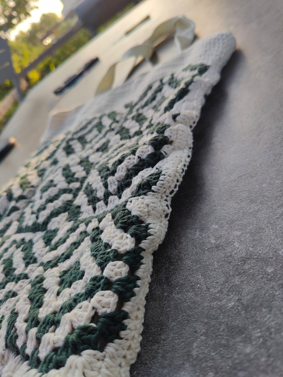 Totebag granny square en crochet